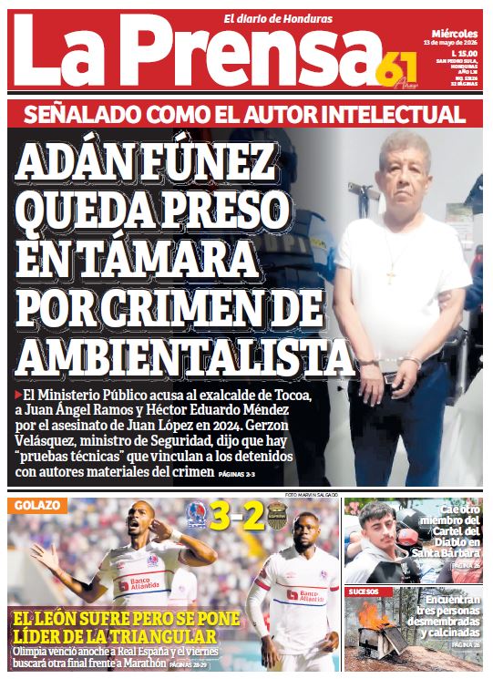 Miércoles, 13 de Mayo de 2026