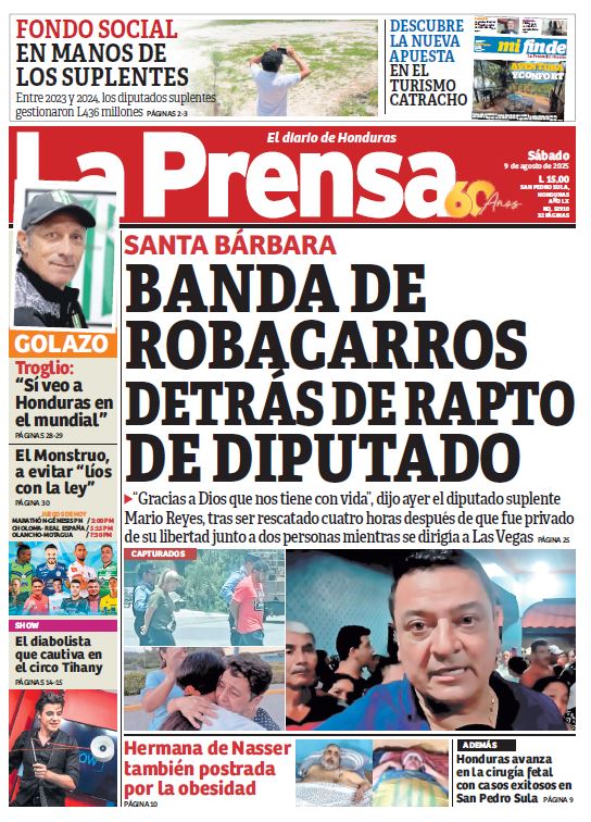 Sábado, 09 de Agosto de 2025