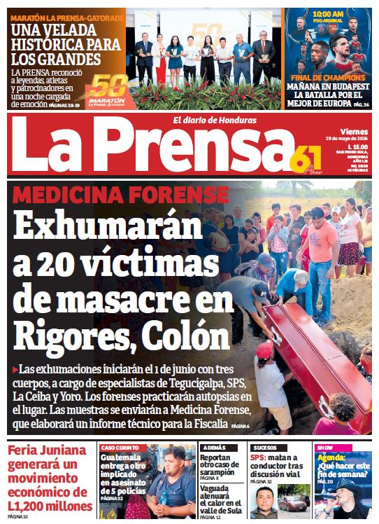 Viernes, 29 de Mayo de 2026