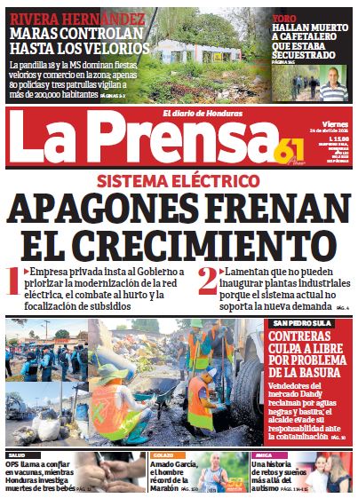 Viernes, 24 de Abril de 2026