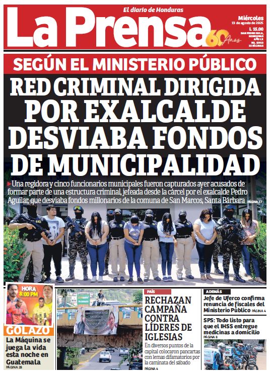 Miércoles, 13 de Agosto de 2025