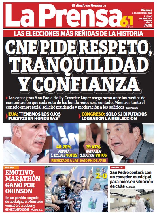 Viernes, 05 de Diciembre de 2025