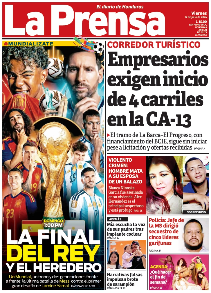Viernes, 17 de Julio de 2026