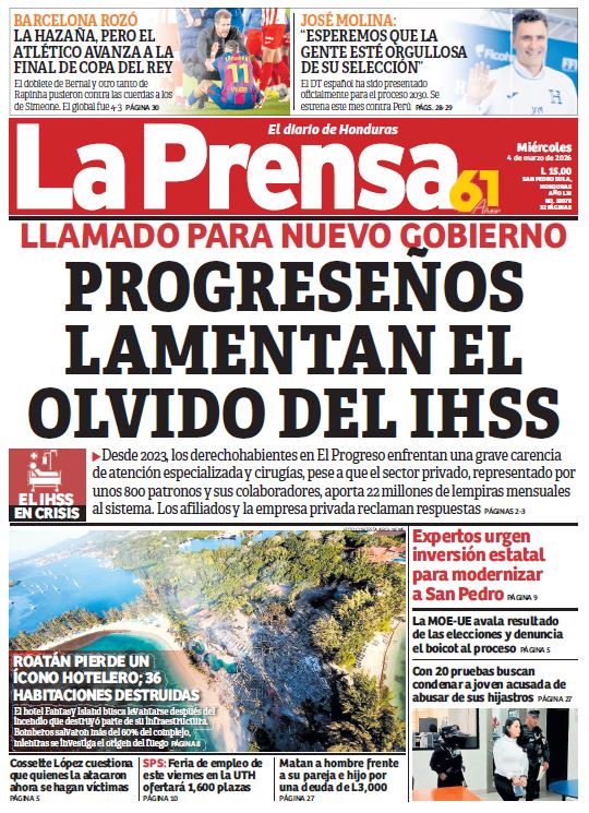 Miércoles, 04 de Marzo de 2026