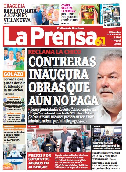 Miércoles, 22 de Abril de 2026