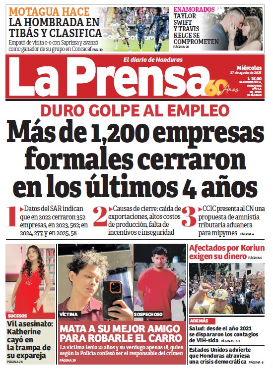 Miércoles, 27 de Agosto de 2025