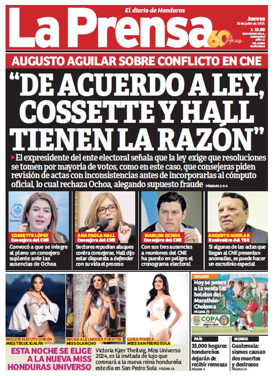Jueves, 10 de Julio de 2025