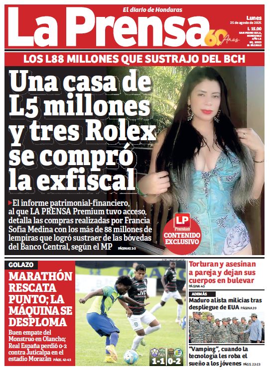 Lunes, 25 de Agosto de 2025