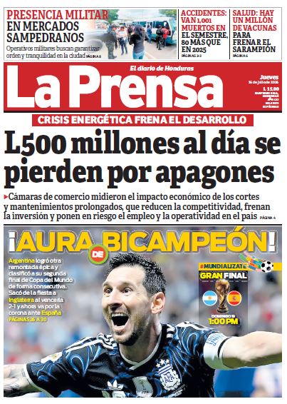Jueves, 16 de Julio de 2026