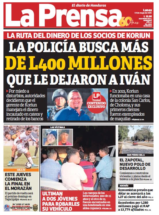 Lunes, 19 de Mayo de 2025
