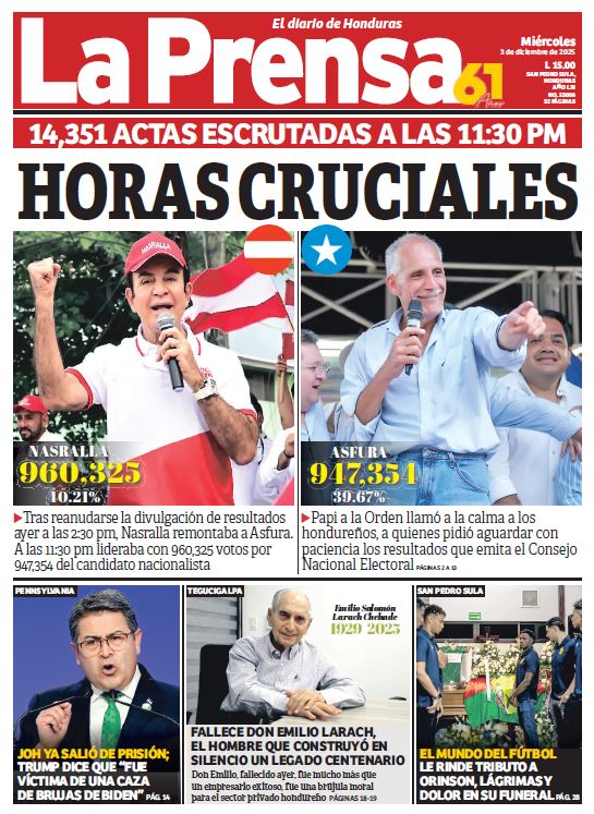 Miércoles, 03 de Diciembre de 2025