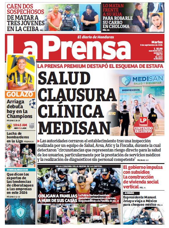 Martes, 08 de Septiembre de 2026