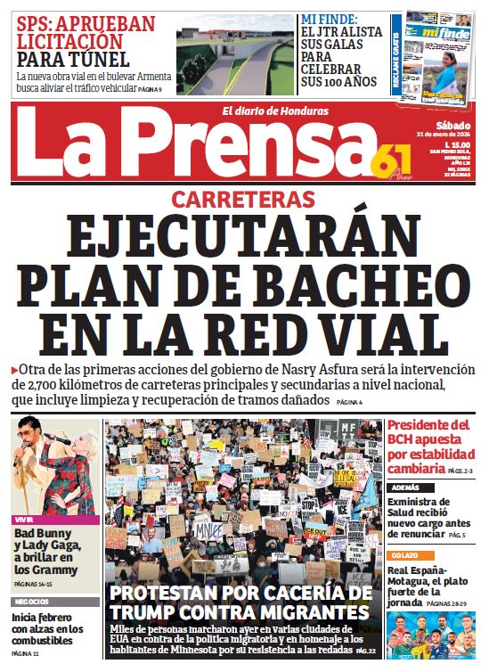 Sábado, 31 de Enero de 2026