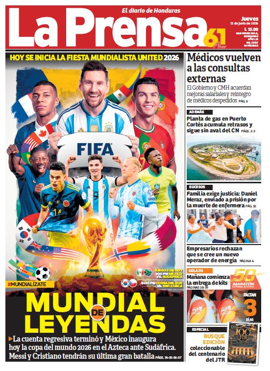 Jueves, 11 de Junio de 2026